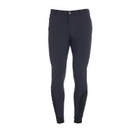 Pantalon ajusté avec grip homme avec logo Caspar Equestro Marine Bleu marine