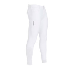 Pantalon ajusté avec grip homme avec logo Caspar Equestro Blanc