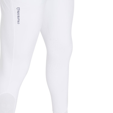 Pantalon ajusté avec grip homme avec logo Caspar Equestro Blanc