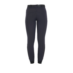 Pantalon ajusté avec grip femme avec logo Zenda Equestro Marine Bleu marine