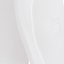 Pantalon ajusté avec grip femme avec logo Zenda Equestro Blanc