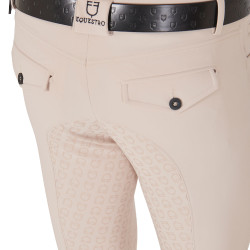 Pantalon ajusté avec grip intégral homme Aria Equestro Dollar sable Blanc