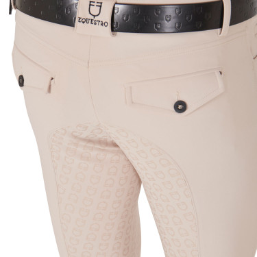 Pantalon ajusté avec grip intégral homme Aria Equestro Dollar sable Blanc