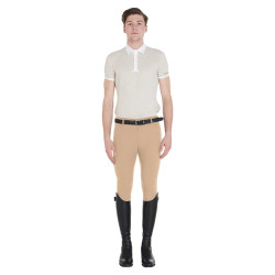 Pantalon ajusté avec grip intégral homme Aria Equestro Encens Beige Pantalon ajusté avec grip intégral homme Aria Equestro Encens Beige