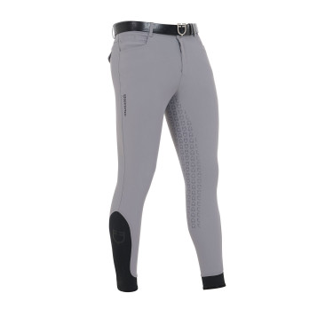 Pantalon ajusté avec grip intégral homme Aria Equestro Gris givre
