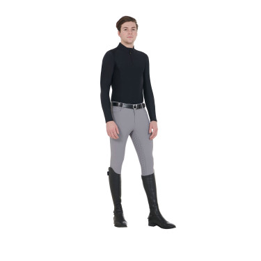 Pantalon ajusté avec grip intégral homme Aria Equestro Gris givre