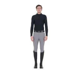 Pantalon ajusté avec grip intégral homme Aria Equestro Gris givre