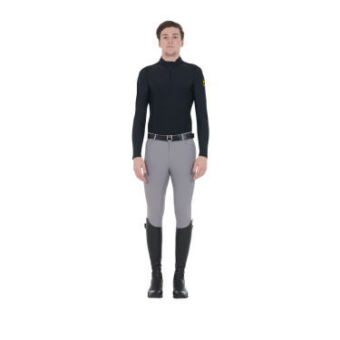 Pantalon ajusté avec grip intégral homme Aria Equestro Gris givre