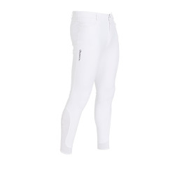 Pantalon ajusté avec grip intégral homme Aria Equestro Blanc