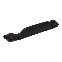 Œillères en cuir pour chevaux Equestro Noir Œillères en cuir pour chevaux Equestro Noir