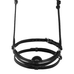 Muserolle flash à fixation rapide Acavallo Noir