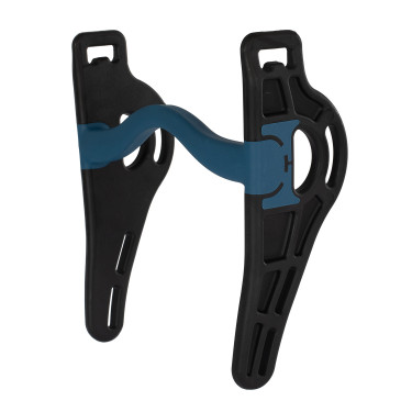 Mors Pelham sensible avec passage de langue noir/bleu Acavallo Mors Pelham sensible avec passage de langue noir/bleu Acavallo