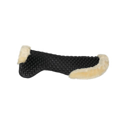 Amortisseur Piuma gel mouton Acavallo Eco-wool naturel Noir Amortisseur Piuma gel mouton Acavallo Eco-wool naturel Noir