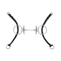 Mors de gag en nylon Equestro Noir