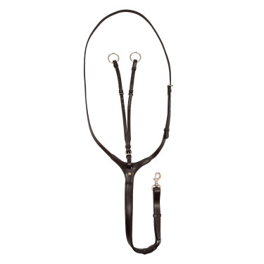 Martingale réglable Equestro Marron foncé