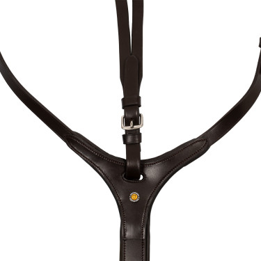 Martingale réglable Equestro Marron foncé