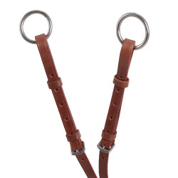 Martingale en cuir durable Melissa Equestro Cognac Marron