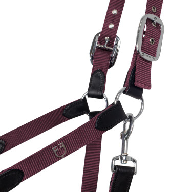 Licol ergonomique avec inserts en cuir Lani Equestro Licol ergonomique avec inserts en cuir Lani Equestro