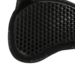 Amortisseur gel hexagonal mouton Acavallo Noir / naturel Amortisseur gel hexagonal mouton Acavallo Noir / naturel