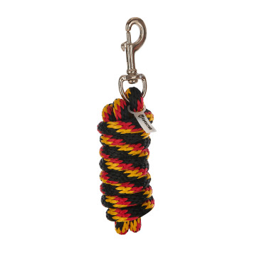 Licol en nylon avec longe Red Trim Equestro Licol en nylon avec longe Red Trim Equestro