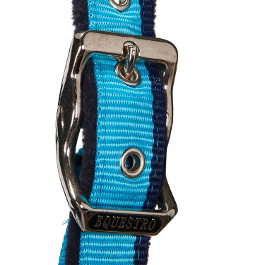 Licol en nylon avec longe Red Trim Equestro Licol en nylon avec longe Red Trim Equestro