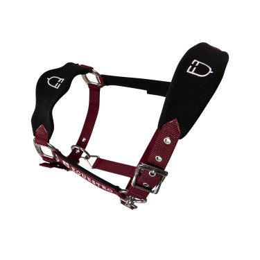 Licol en nylon avec longe et doublure en polaire Equestro Licol en nylon avec longe et doublure en polaire Equestro