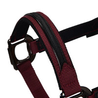Licol en nylon avec longe Elegance Equestro Noir Licol en nylon avec longe Elegance Equestro Noir