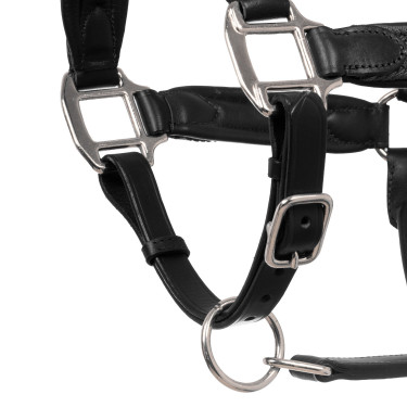Licol en cuir avec inserts en nylon tressé Equestro Licol en cuir avec inserts en nylon tressé Equestro