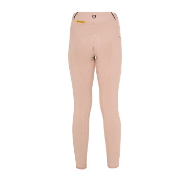 Legging fille cintré avec grip et logo Equestro Legging fille cintré avec grip et logo Equestro