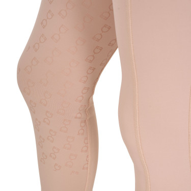 Legging fille cintré avec grip et logo Equestro Legging fille cintré avec grip et logo Equestro