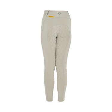 Legging fille cintré avec grip et logo Equestro Legging fille cintré avec grip et logo Equestro