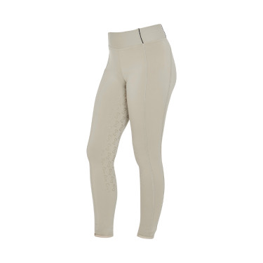 Legging fille cintré avec grip et logo Equestro Legging fille cintré avec grip et logo Equestro