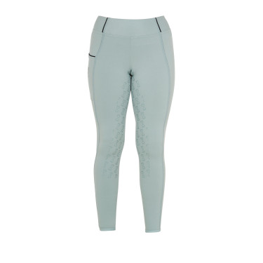 Legging fille cintré avec grip et logo Equestro Legging fille cintré avec grip et logo Equestro