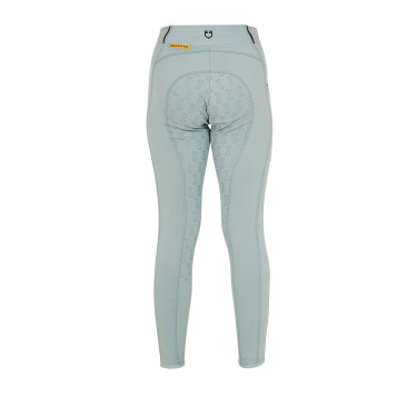 Legging fille cintré avec grip et logo Equestro Legging fille cintré avec grip et logo Equestro