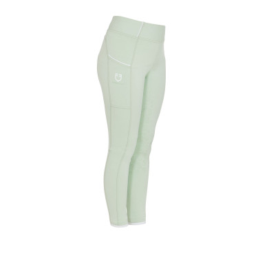 Legging fille cintré avec grip et logo Equestro Legging fille cintré avec grip et logo Equestro
