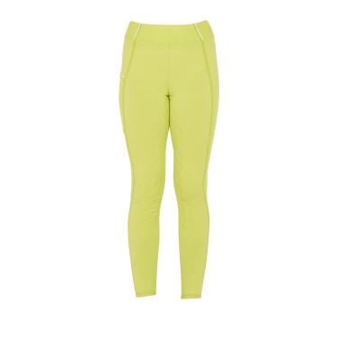 Legging fille cintré avec grip et logo Equestro Legging fille cintré avec grip et logo Equestro