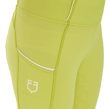 Legging fille cintré avec grip et logo Equestro Legging fille cintré avec grip et logo Equestro