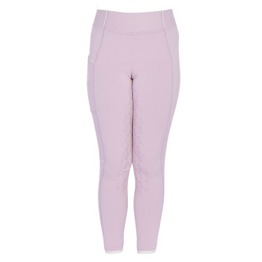 Legging fille cintré avec grip et logo Equestro Legging fille cintré avec grip et logo Equestro