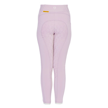 Legging fille cintré avec grip et logo Equestro Legging fille cintré avec grip et logo Equestro