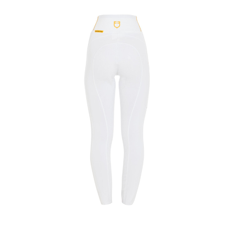 Legging fille cintré avec grip et logo Equestro Legging fille cintré avec grip et logo Equestro