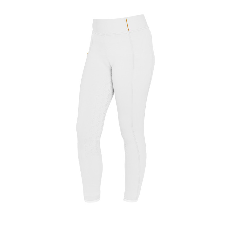 Legging fille cintré avec grip et logo Equestro Legging fille cintré avec grip et logo Equestro