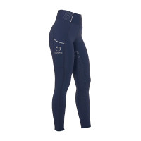 Legging ajusté femme avec strass Equestro Marine blazer Bleu marine