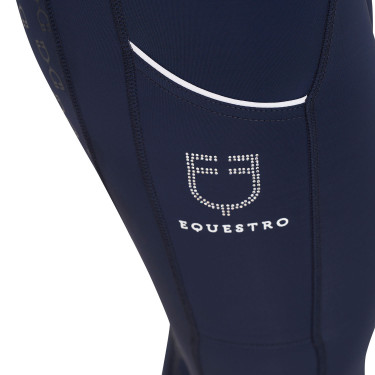 Legging ajusté femme avec strass Equestro Legging ajusté femme avec strass Equestro