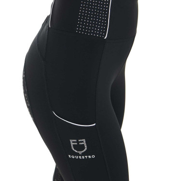 Legging ajusté femme avec strass Equestro Legging ajusté femme avec strass Equestro