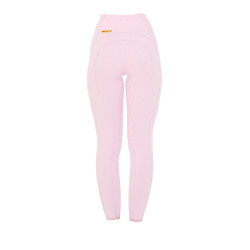 Legging ajusté femme avec strass Equestro Ballerine Rose