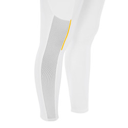 Legging ajusté femme avec inserts en micro-mesh Equestro Blanc