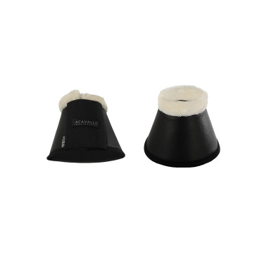 Cloches en cuir écologique mouton avec fermeture velcro Acavallo Cloches en cuir écologique mouton avec fermeture velcro Acavallo