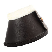Cloches en cuir écologique mouton avec fermeture velcro Acavallo Blanc