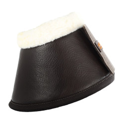 Cloches en cuir écologique mouton avec fermeture velcro Acavallo Marron
