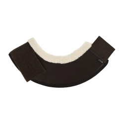 Cloches en cuir écologique mouton avec fermeture velcro Acavallo Marron